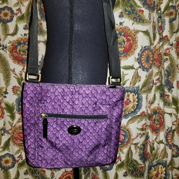 Coach Handbags - Coach snake skin print crossbody bag